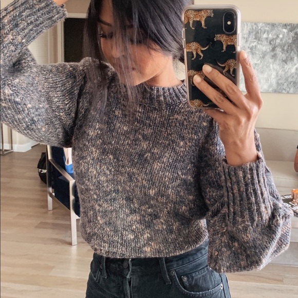 Madewell Sweaters - Pleat shoulder pullover sweater